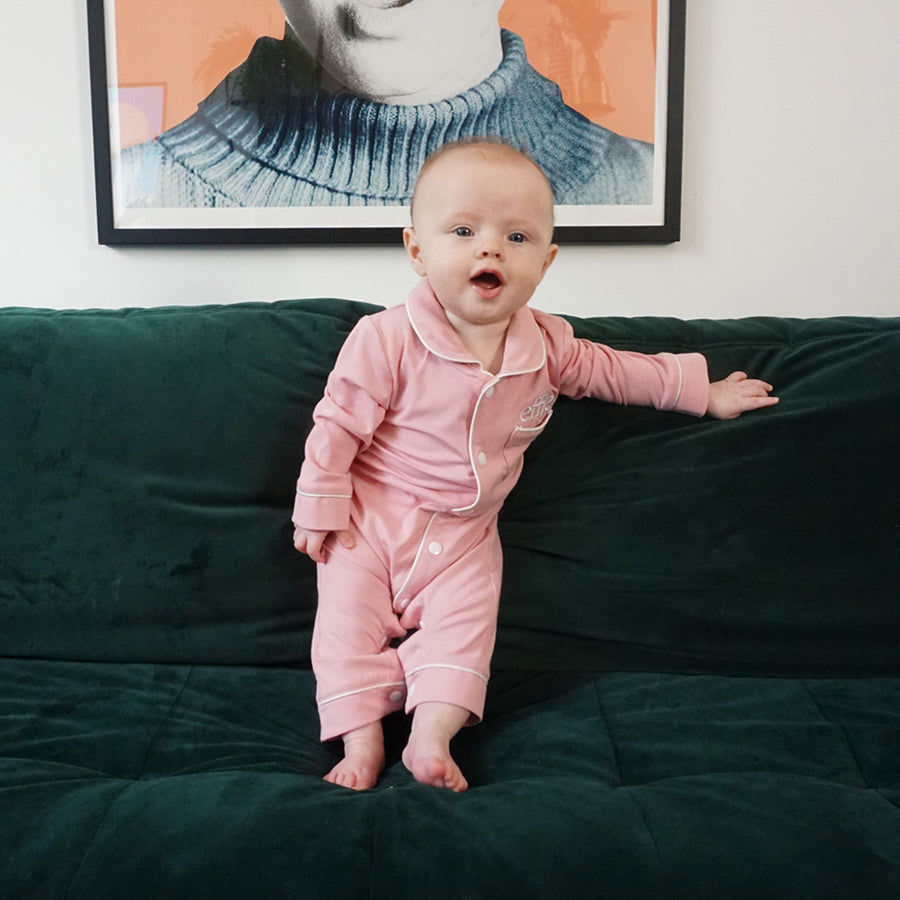Pink Baby Romper